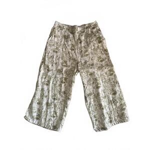Rachel Zoe Women's Linen Pants Tropical Print